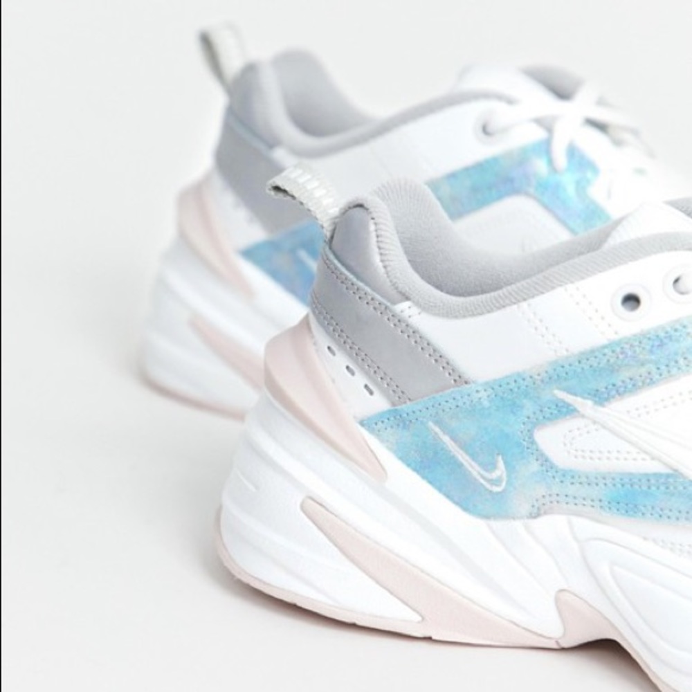 nike m2k tekno white/metallic blue